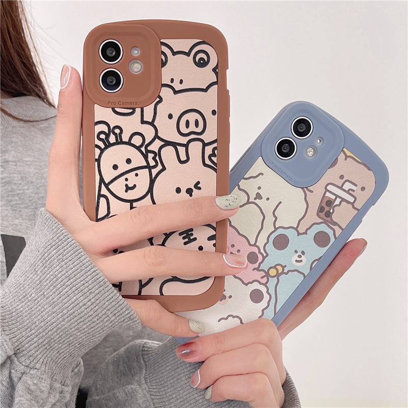 Cartoon Doodle Full Screen Animal Phone Case - Image 5