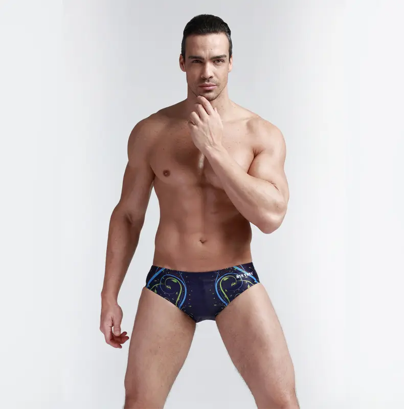 Men's Swimwear Triangle Swimming Shorts Professional Trunks