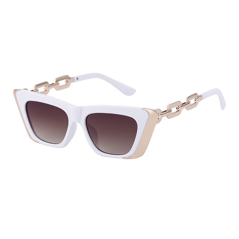 Title 20, Chain Small Frame Sunglasses Personality Cat Eyes