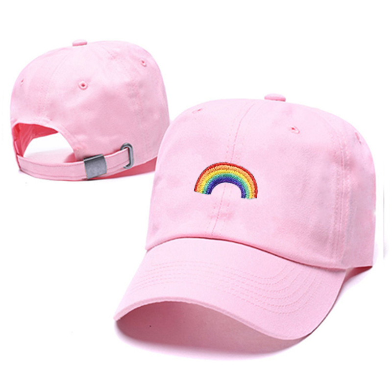 Outdoor Beach Travel Colorful Embroidered Baseball Hat