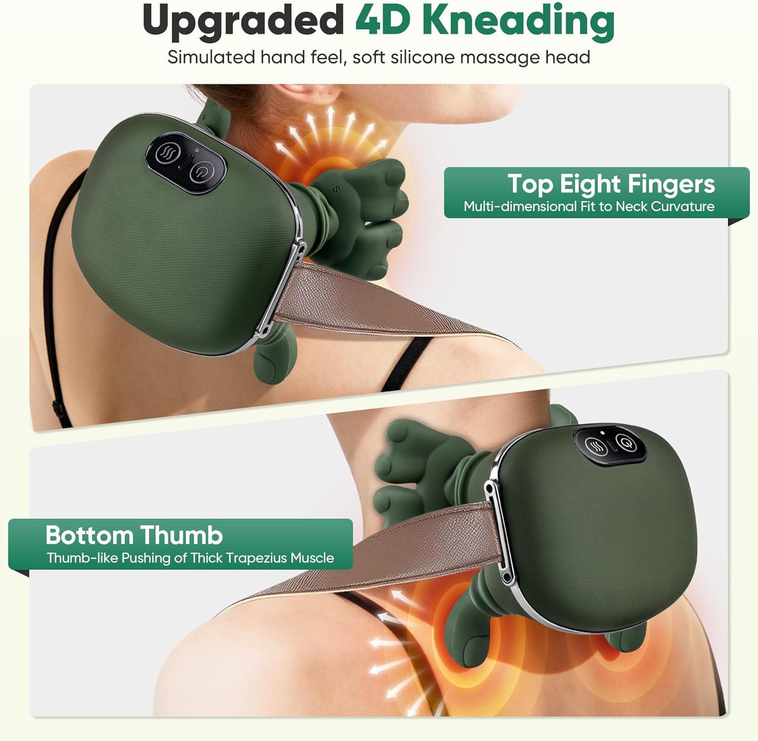 Bionic Heated Massager, Shoulder And Neck With Fingers, Electric Deep Tissue 4D — image 5