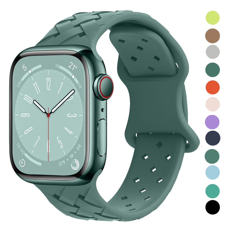 Title 1, Pulseira esportiva para Apple Watch de silicone...