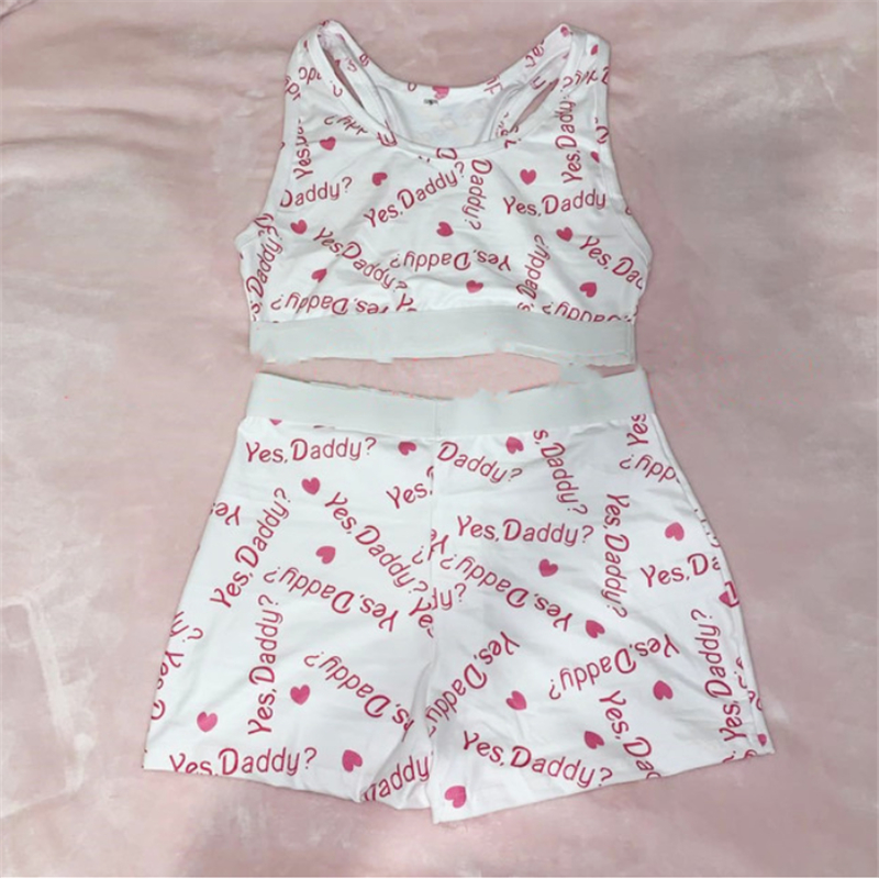 Sexy Fashion Home Sports Two-piece Suit