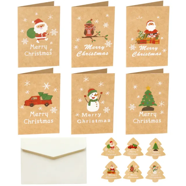 Christmas Wishes Holiday Gift Card 6Pcs - Shop at LoveMi