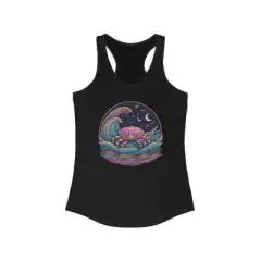 European And American New Pattern Vest Women's Loose Top - Black - View 1