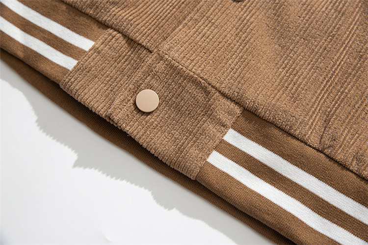 Loose Fashion Couple Baseball Collar Jacket