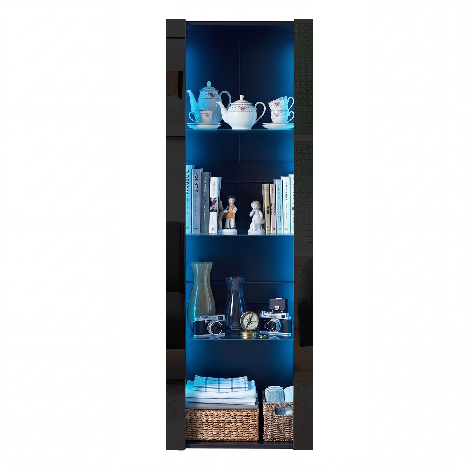 Modern Living Room Cupboard,Display Unit Cabinet Sideboard Free Standing — image 6