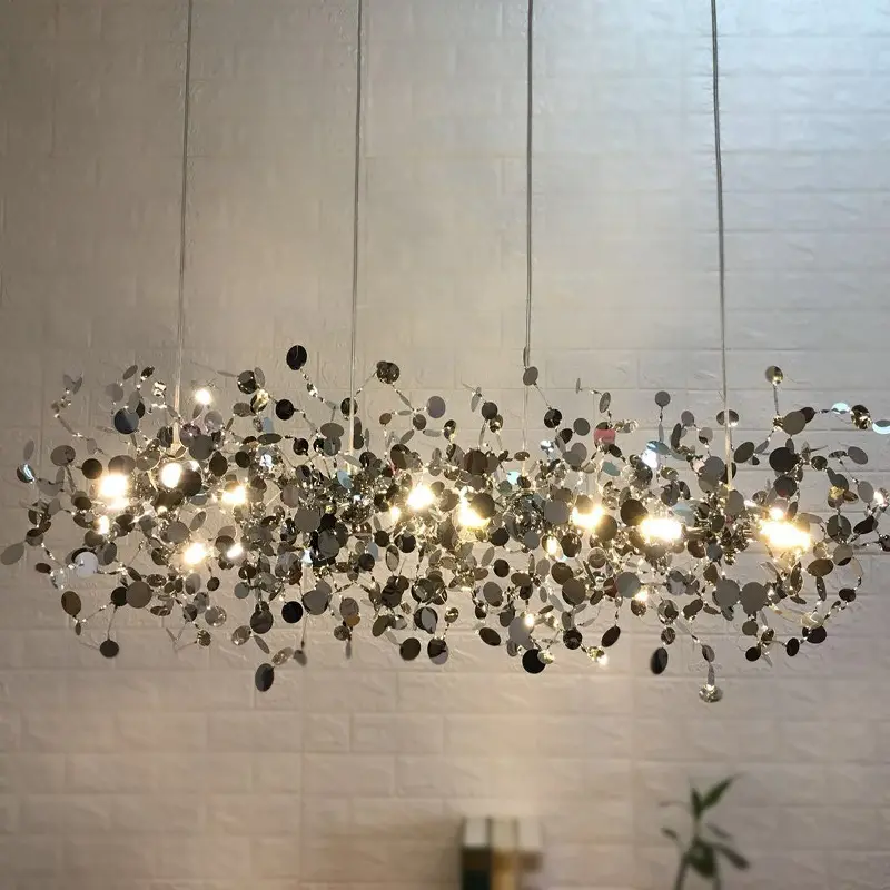 Nordic Minimalist Living Room Window Bar Tree