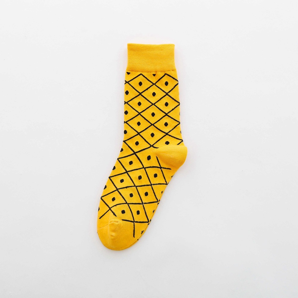 Title 10, Fruit tube womens socks with Jacquard cartoon ...