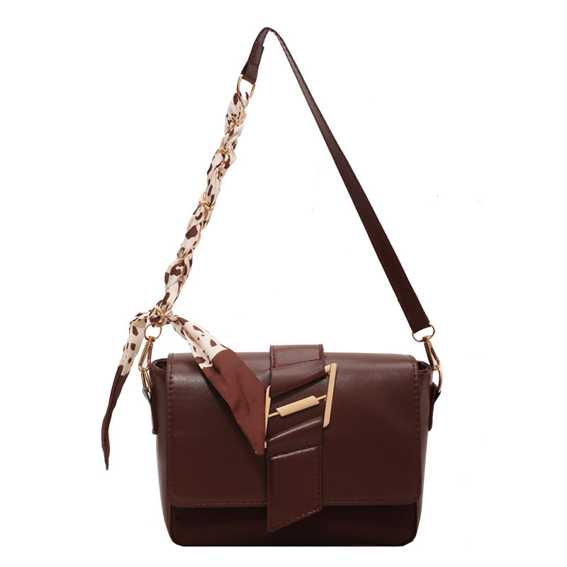 Retro Fashion One-shoulder Simple Frosted Texture Messenger Bag