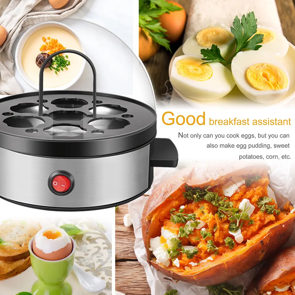 Multifunctional Egg Cooker Mini Steamer Breakfast