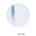 White Blue Color