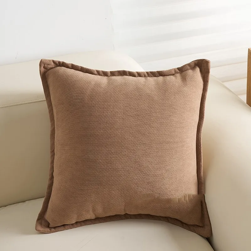 French Vintage Style Sofa Cushion Ornament Pillow - Yangmei Tree Milk Tea 45X45Cm
