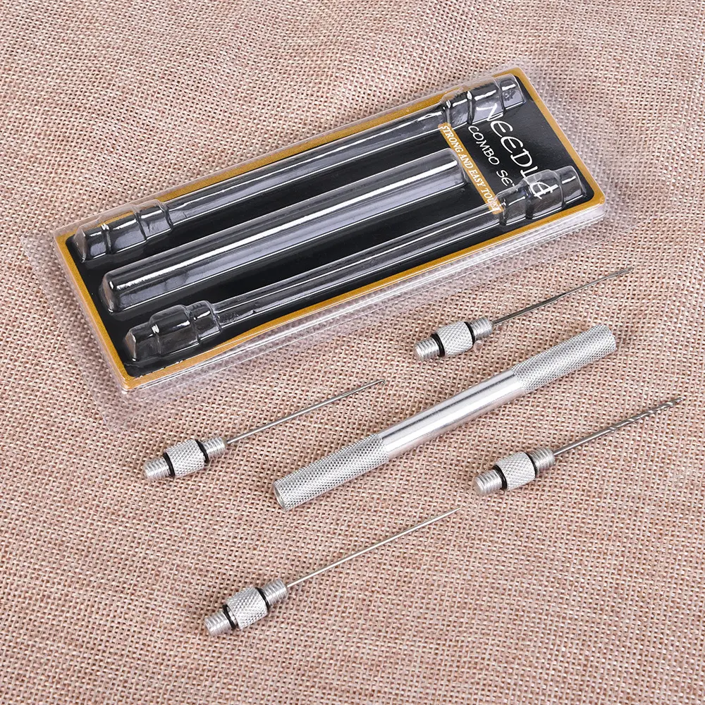 European Style Fishing Gear Metal Crochet Hook 5 Pieces