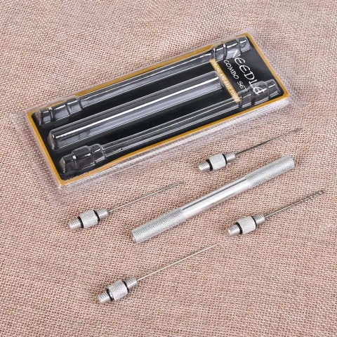 European Style Fishing Gear Metal Crochet Hook 5 Pieces