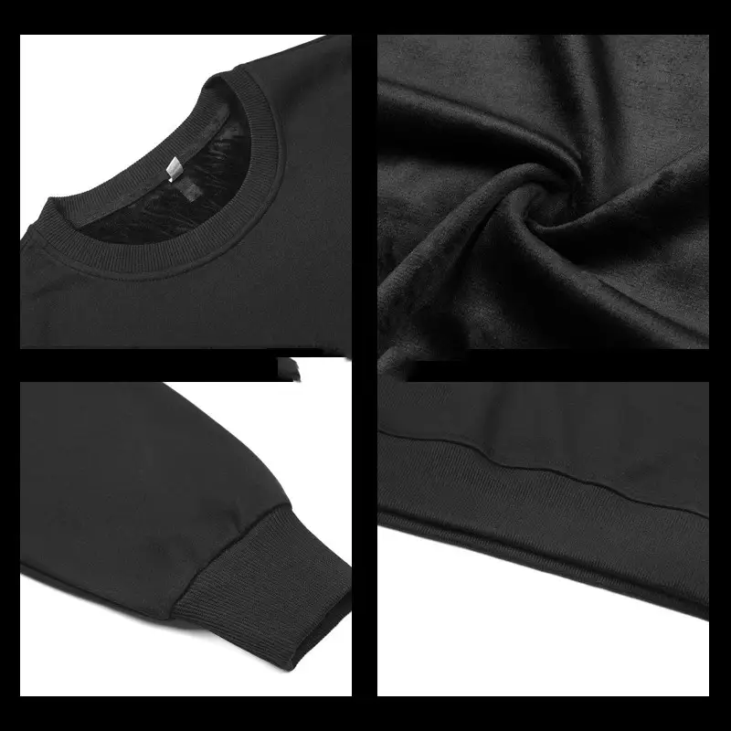 Oversized Sweater Men's And Women's Winter Velvet Round Neck Pullover