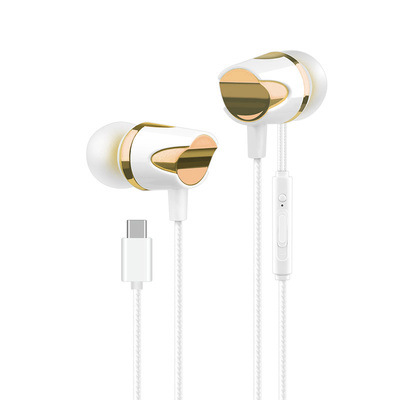 Typec Mobile Phone Headset Wired Control Tuning Call Bass - Image 4