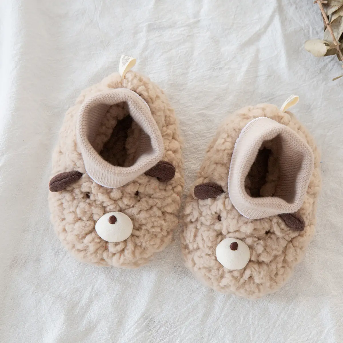 Thick Lamb Wool Baby Shoes And Socks