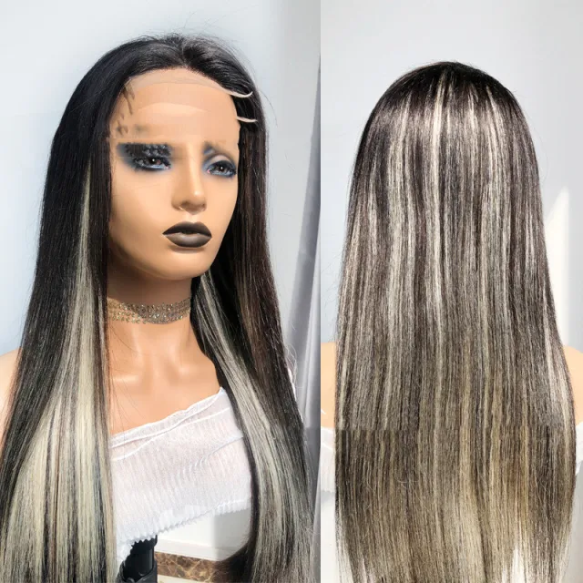 Reality Wig Headgear Lace Headgear Straight Body Wave Human Hair Wigs 12Inch - Shop at LoveMi