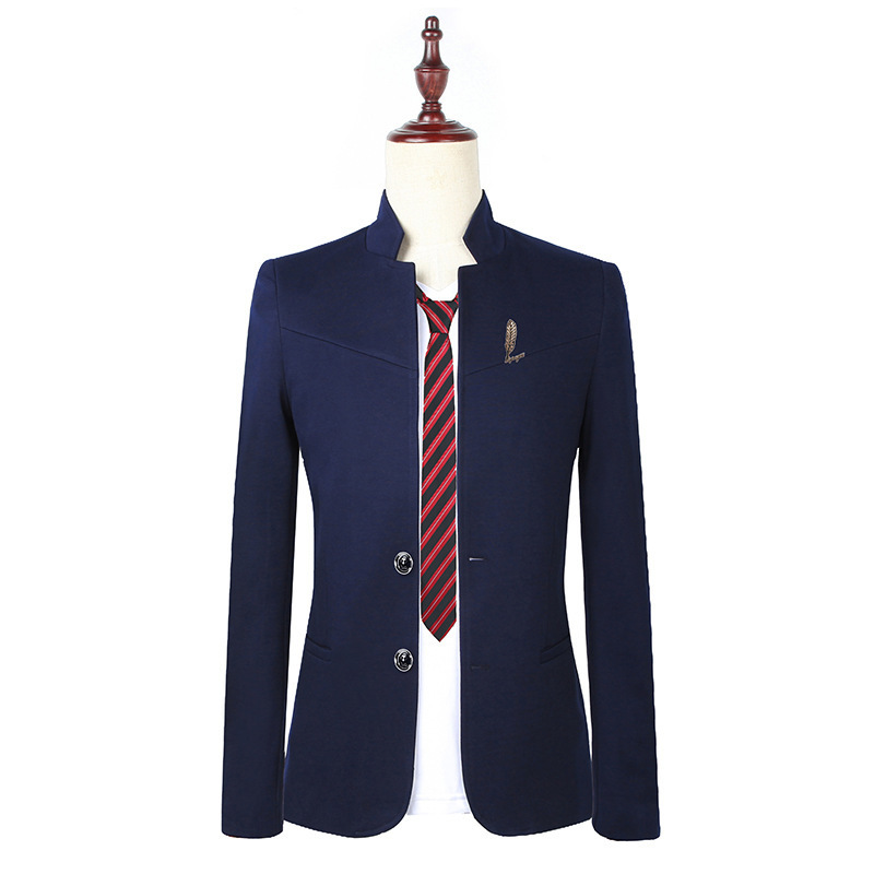 Men's Casual Slim Solid Color Top Coat