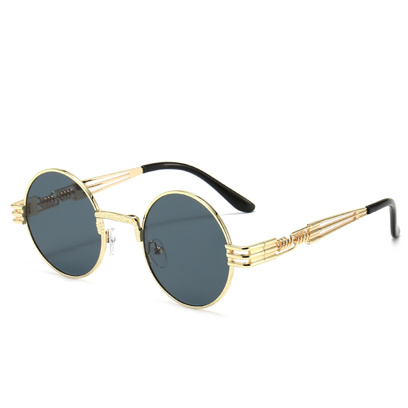 Title 22, Steampunk Sunglasses Round Frame Personality Tr...