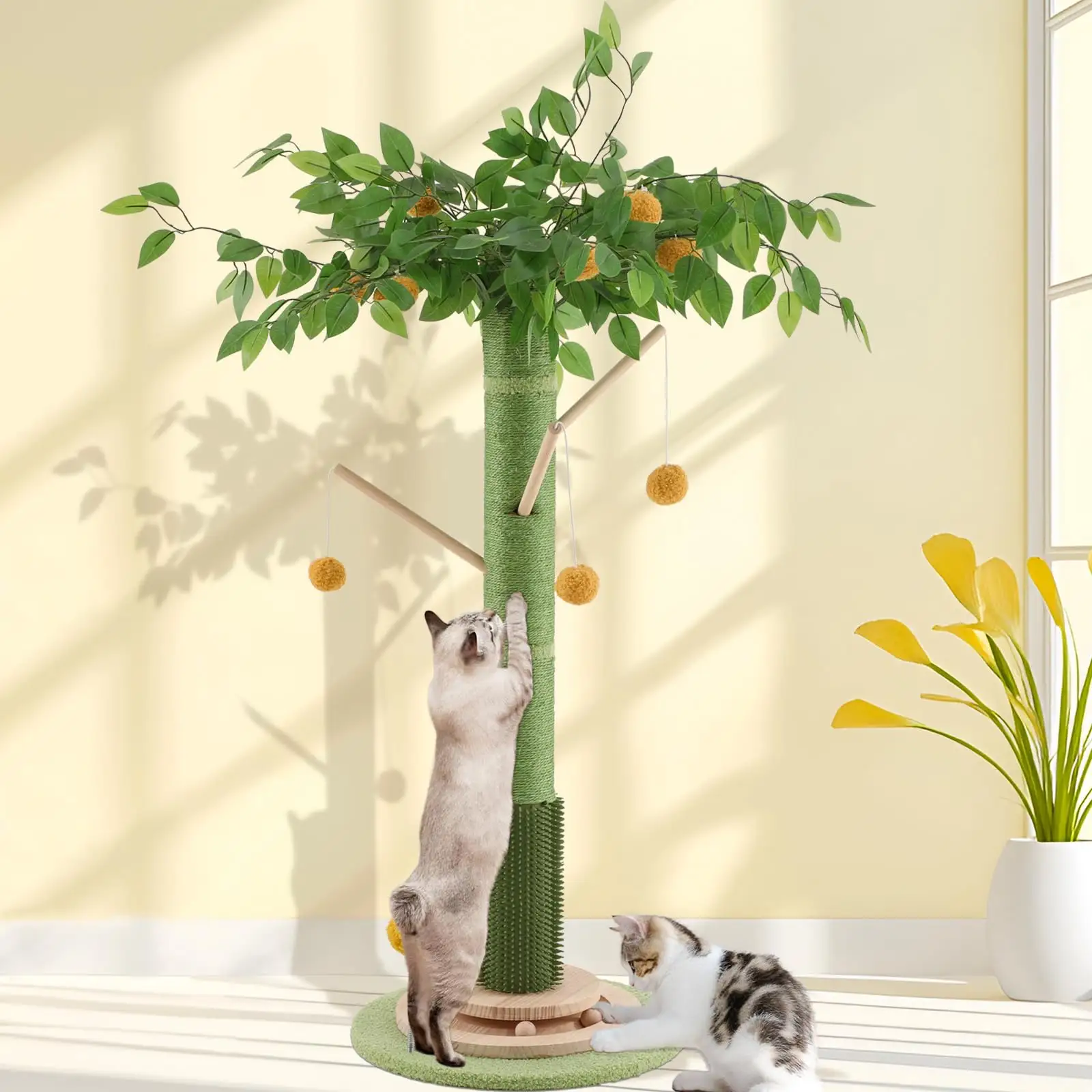 Cat Scratching Post, Tall Scratcher Tree
