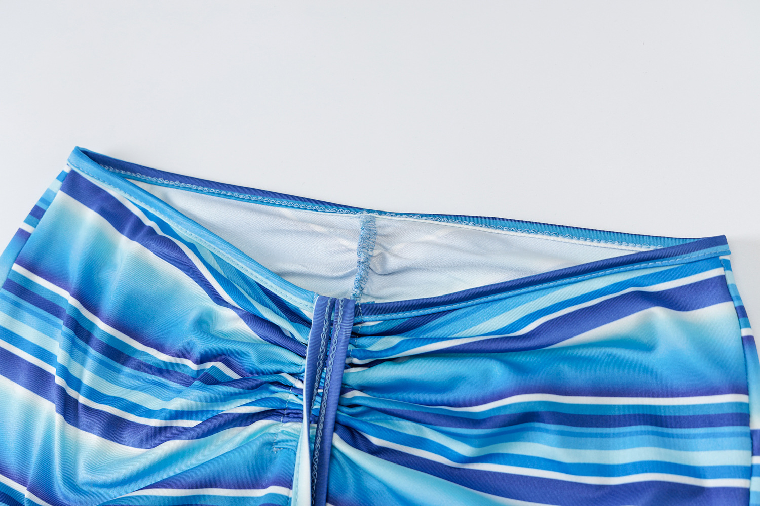 Women's Low Waist Striped Printed Straight Pants