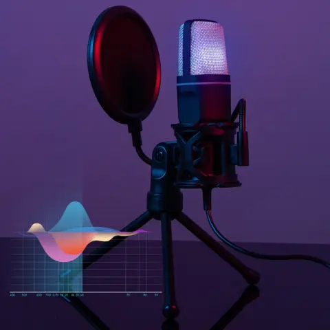 Desktop Microphone Live Conference