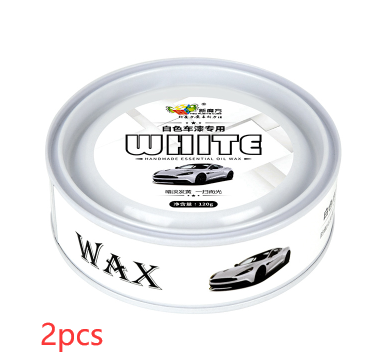 2pcs Wax for white car