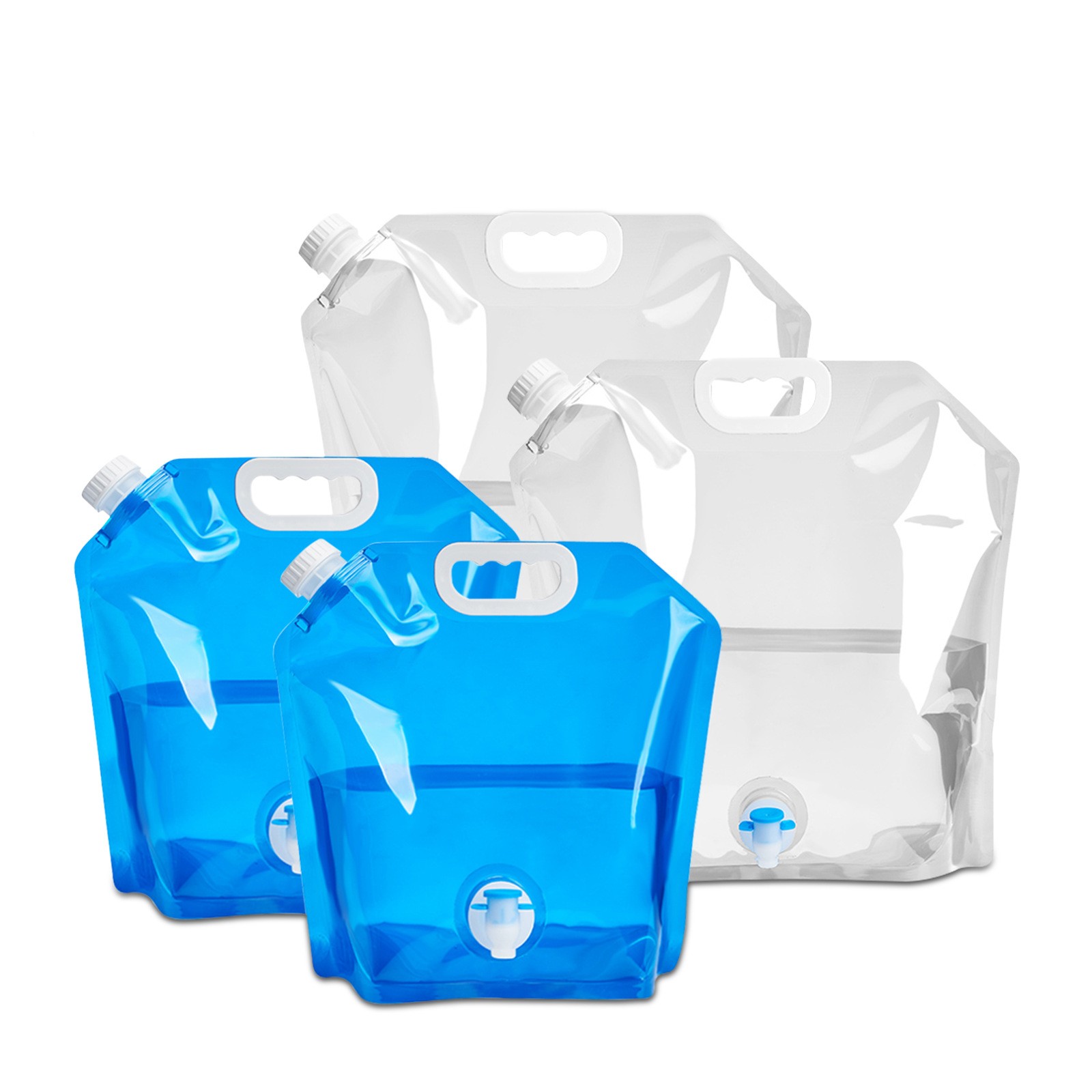 Blue 5L white 10L