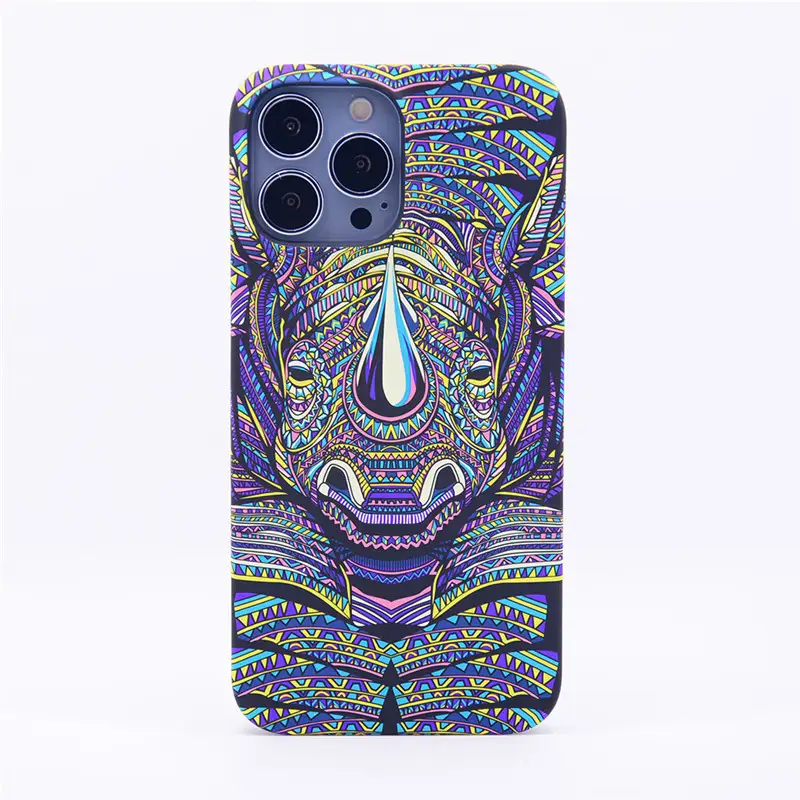 Luminous Embossed King Of The Forest Frosted Phone Case