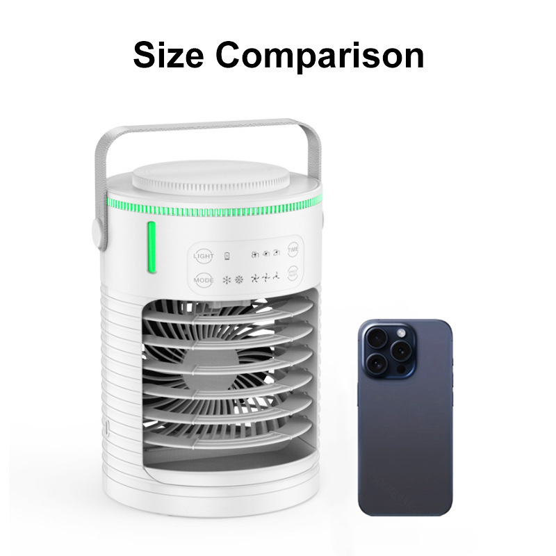 Rechargeable Desk Fan With 3-Speed Settings