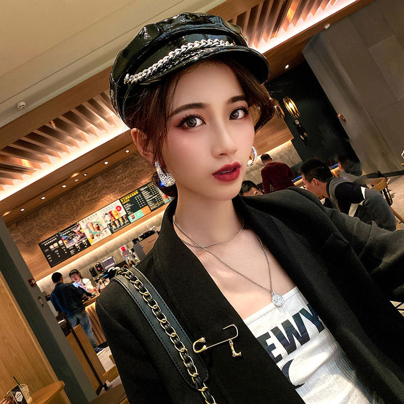 Generous Rhinestone C-shaped Semicircle Premium Sense Stud Earrings