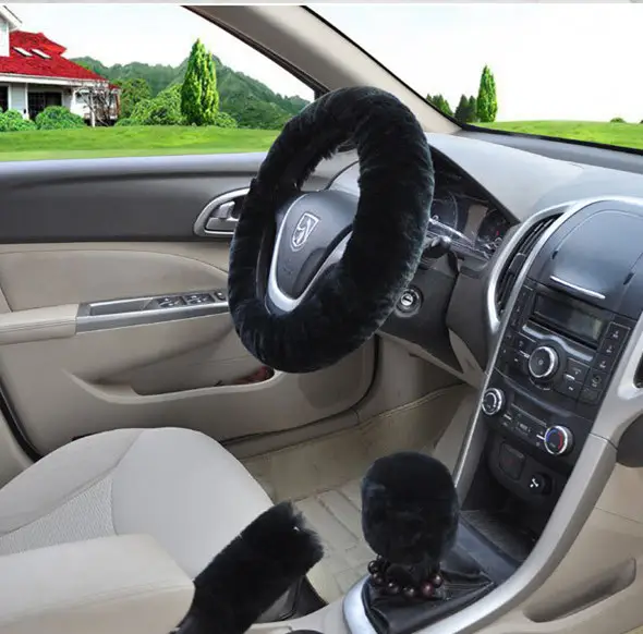 Car Steering Wheel Cover In Winter