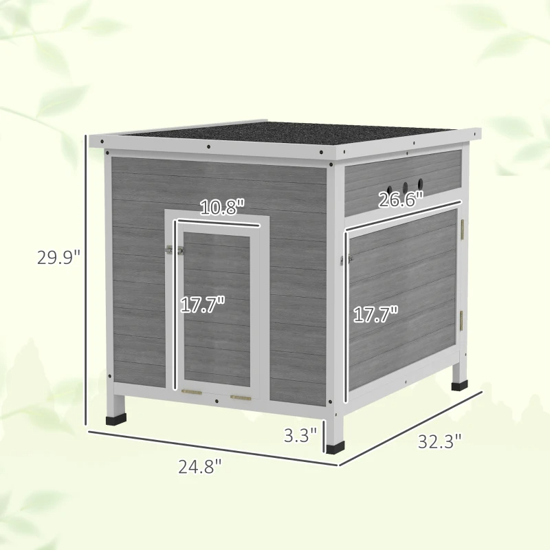 บ้านเป็ดมีหลังคาเปิดได้ - บ้านสัตว์เลี้ยงสำหรับเป็ด ปลอดภัย สะดวกสบาย เหมาะสำหรับเลี้ยงเป็ดในสวนหรือฟาร์ม