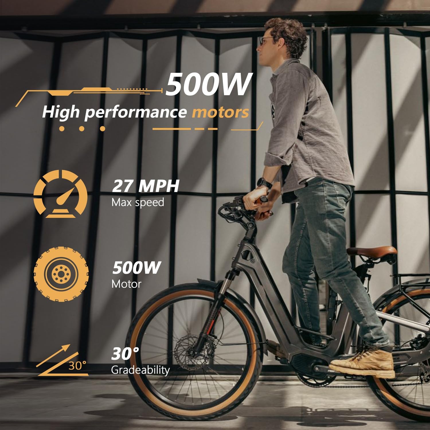 E-Bike, 1500W Peak Motor, Dual 48V 9.6Ah Batteries, 121-Mile Range, Carbon Fiber Frame, 25MPH, Hydraulic Brakes, IPS Display, Smart App