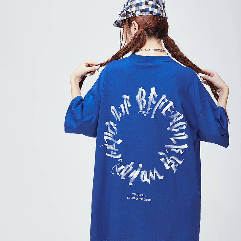 Men's Loose Trendy Cotton Short Sleeve T-shirt