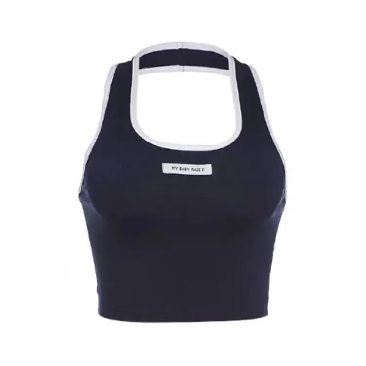Sweet Spicy Girl Neck Hanging Strap Women's Sports Vest