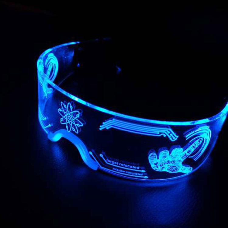 Title 6, Halloween Amazon LED Colorful Glowing Glasses C...