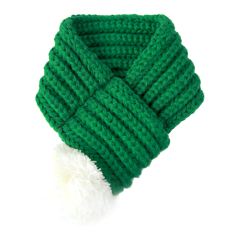 Green ball scarf