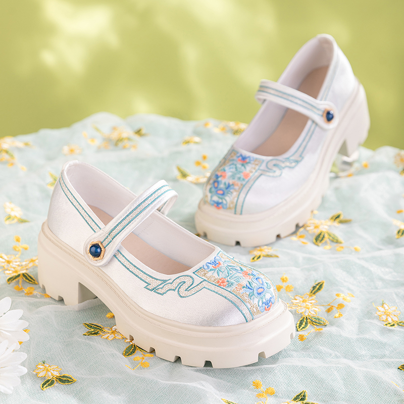 Embroidered Mary Jane Flats, picture 3 of 5