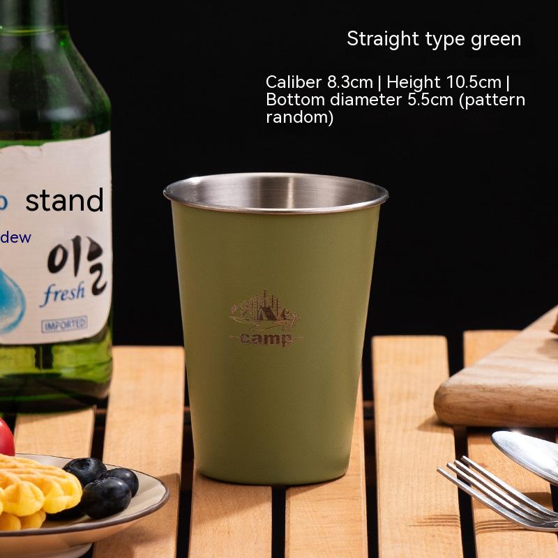 350ml Green Camping Cup