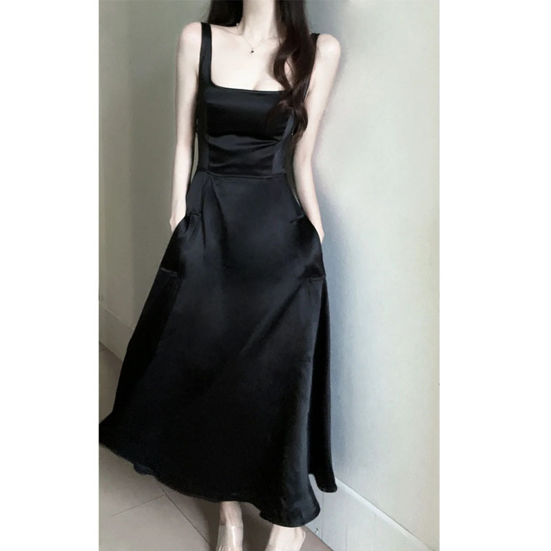 Tank Top Art Sense Suspender Dress For Women Black - Shop at LoveMi