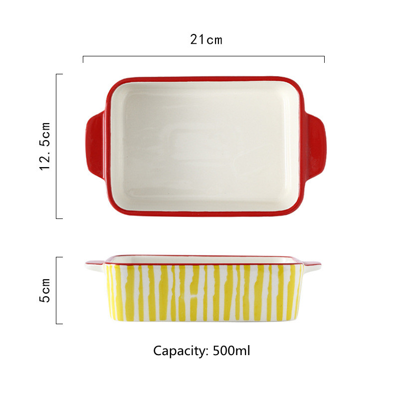 Title 8, Rectangular Plate And Binaural Baking Bowl