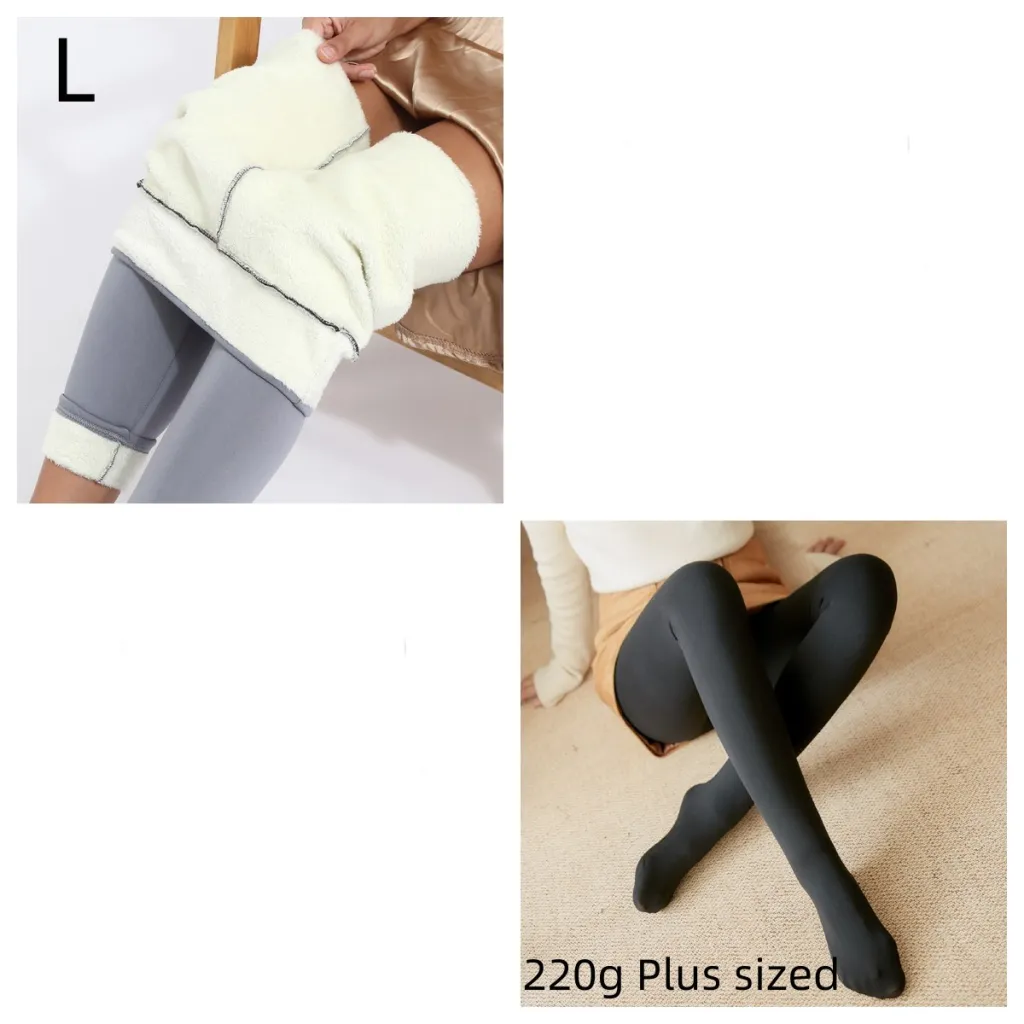 Oversized Cashmere Tight Thermal Pants Autumn And Winter Cashmere Leggings For Women - Bundle45