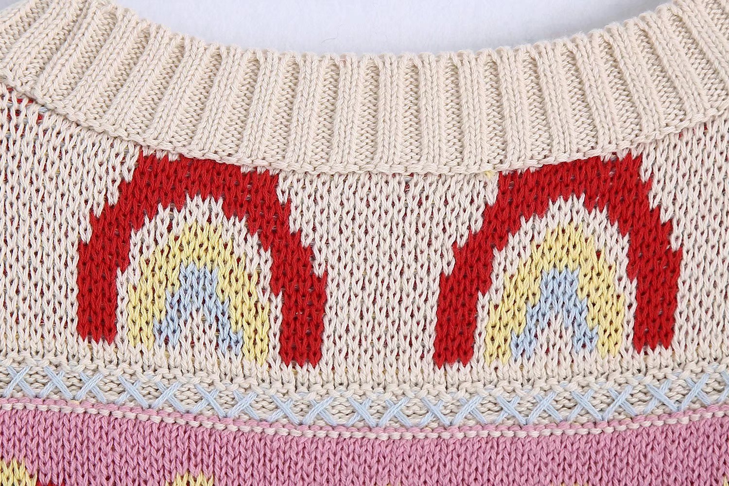 Ladies Jacquard Knit Tank Top