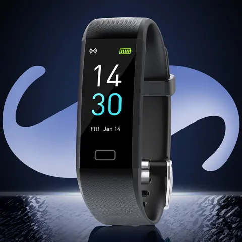 Blood Pressure Fitness Heart Rate Meter Step Temperature Smart