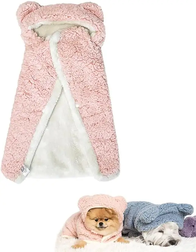 Teddy Bear Pet Cape Blanket