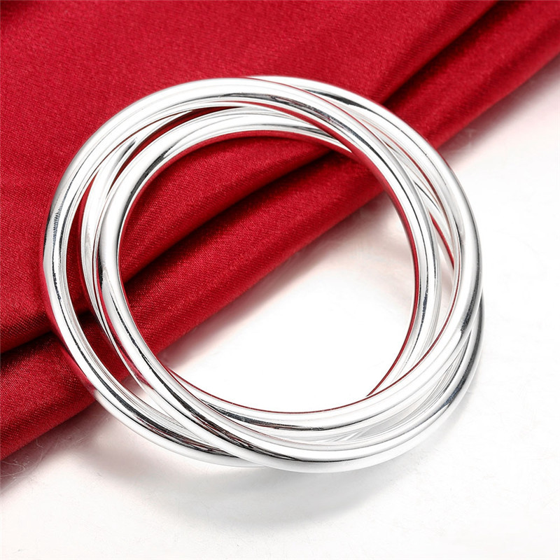 European And American Jewelry Exaggerated Bracelet In Three Circles