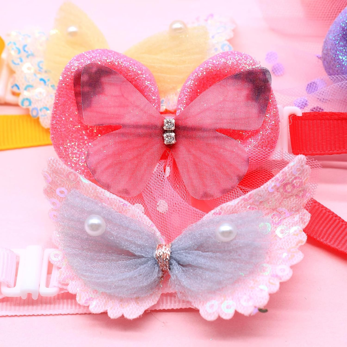 20Pcs Cute Dog Collar Grooming Accessory For Small Breed Puppies Cats — foto 4